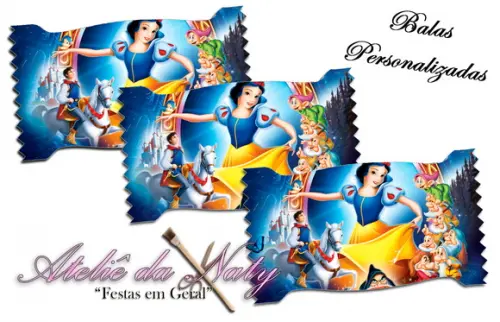 Bala Personalizada - Branca de Neve