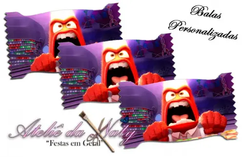 Bala Personalizada - Divertidamente