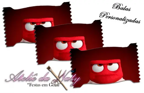 Bala Personalizada - Divertidamente