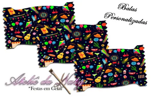 Bala Personalizada - Festa Junina