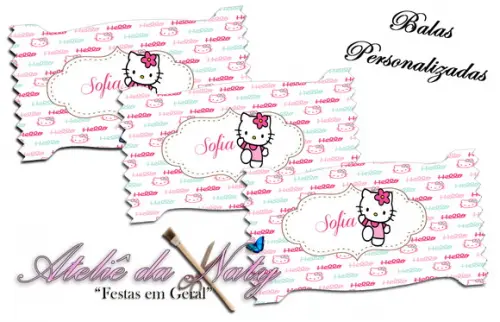 Bala Personalizada - Hello Kitty