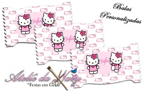 Bala Personalizada - Hello Kitty