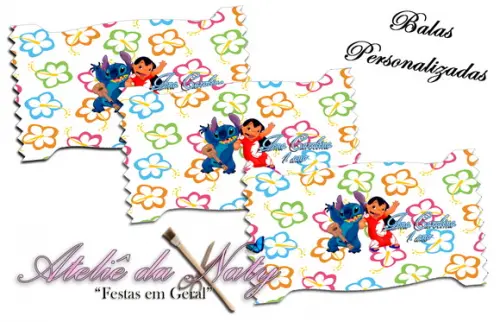 Bala Personalizada - Lilo & Stitch