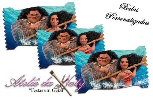 Bala Personalizada - Moana