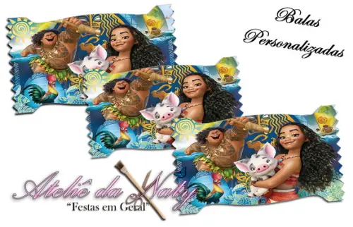 Bala Personalizada - Moana