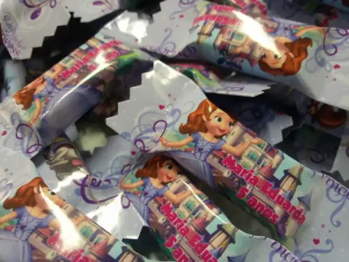 Bala Personalizada - Princesinha Sophia