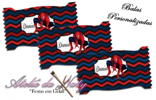 Bala Personalizada - Spiderman
