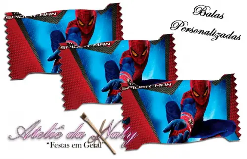 Bala Personalizada - Spiderman
