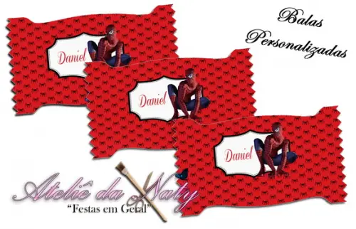 Bala Personalizada - Spiderman
