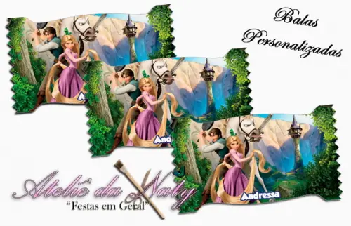 Bala Personalizada - Tangled