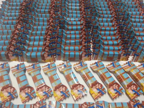 Balas Personalizadas - A Bela e a Fera