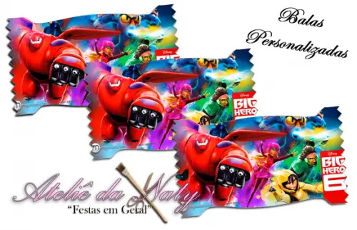 Balas Personalizadas - Operação Big Hero