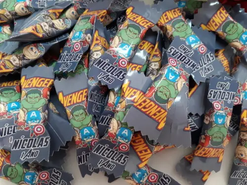 Balas Personalizadas - Vingadores Baby