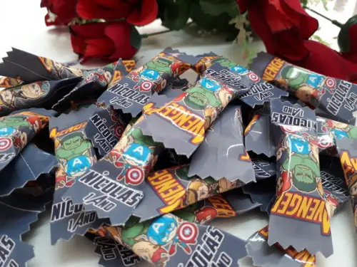 Balas Personalizadas - Vingadores Baby