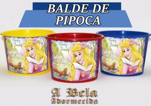 Baldinho Para Pipoca - Bela Adormecida