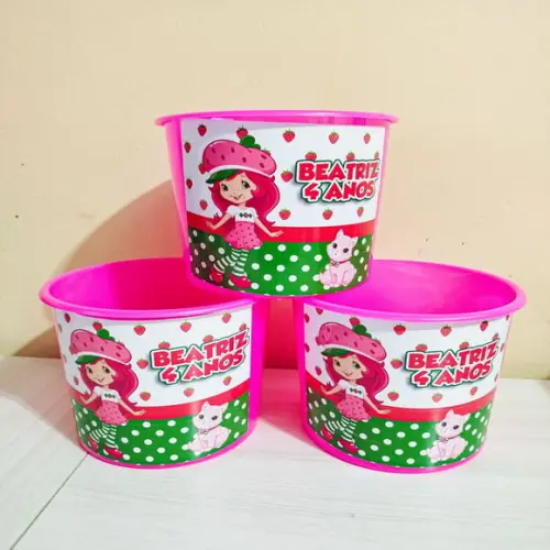 Baldinho para Pipoca - Moranguinho