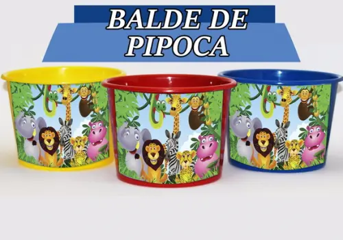 Baldinho Para Pipoca - Safari