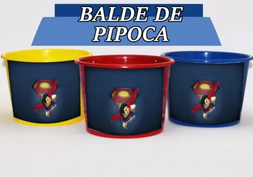 Baldinho Para Pipoca - Super Man