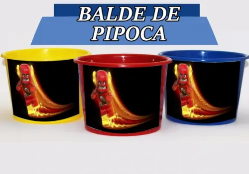 Baldinho para Pipoca - The Flash
