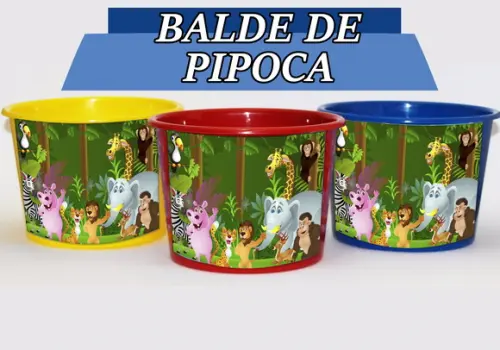 Baldinho Para Pipoca - Safari