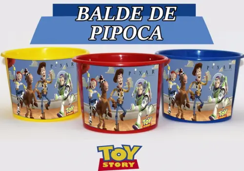 Baldinho Para Pipoca - Toy Story