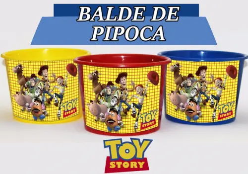 Baldinho Para Pipoca - Toy Story