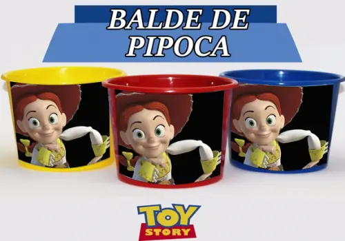 Baldinho Para Pipoca - Toy Story