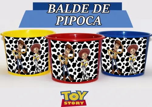Baldinho Para Pipoca - Toy Story