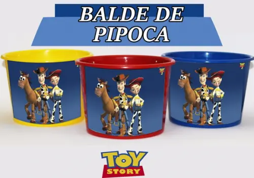 Baldinho Para Pipoca - Toy Story