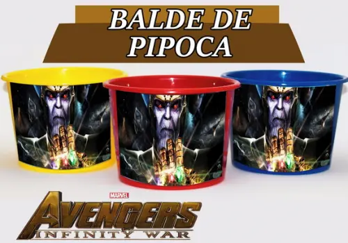 Baldinho Para Pipoca - Vingadores