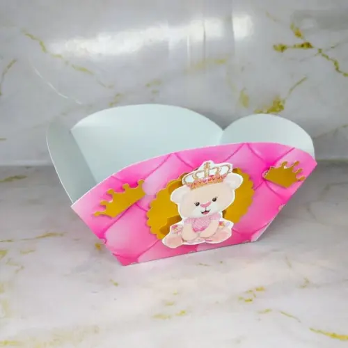 Cachepô 3d - Ursinha Princesa