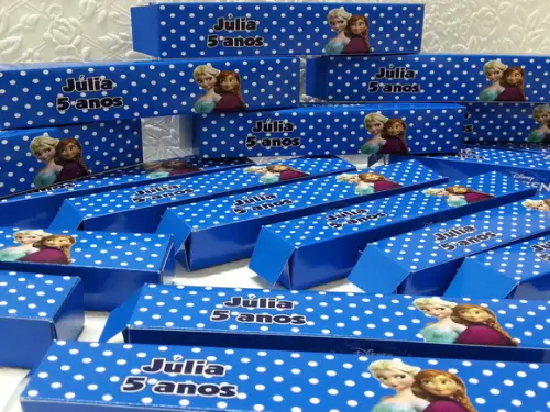 Caixa Bisnaga de Brigadeiro - Frozen