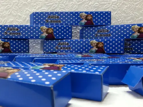 Caixa Bisnaga de Brigadeiro - Frozen