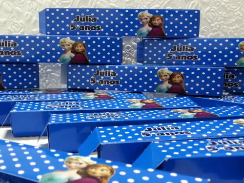 Caixa Bisnaga de Brigadeiro - Frozen