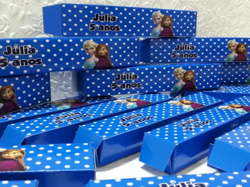 Caixa Bisnaga de Brigadeiro - Frozen