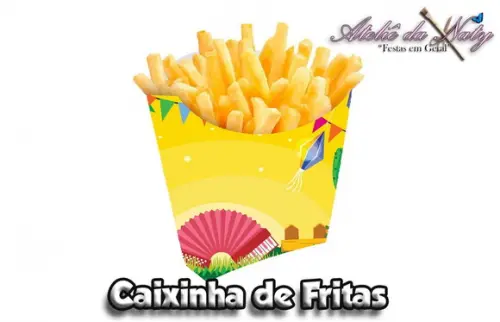 Caixinha de Fritas - Festa Junina