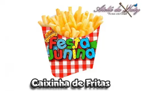 Caixinha de Fritas - Festa Junina