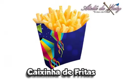 Caixinha de Fritas - Festa Junina