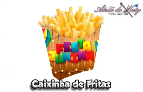 Caixinha de Fritas - Festa Junina