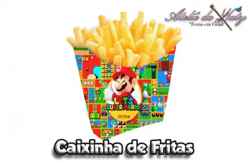 Caixinha de Fritas - Mario Bros