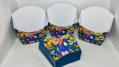 Caixinha de Fritas - Mario Bros