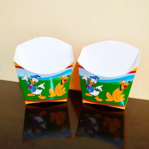 Caixinha de Fritas - Pluto e Pato Donald