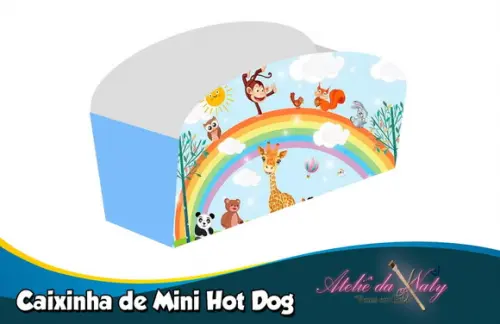 Caixinha Hot Dog - Safari