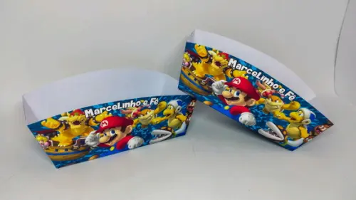 Caixinha para Mini Hot Dog Mario Bros