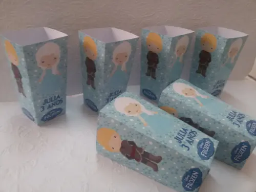 Caixinha para Pipoca - Frozen