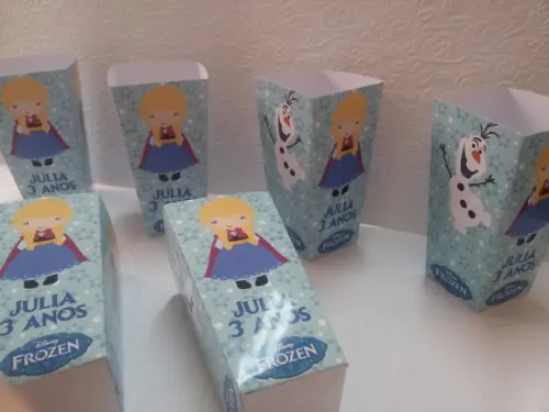 Caixinha para Pipoca - Frozen