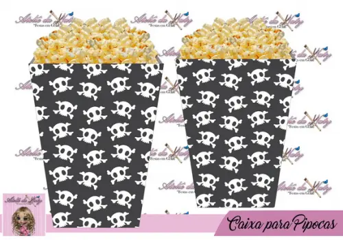 Caixinha Para Pipoca - Pirata