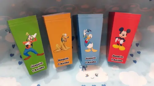 Caixinha para Pipoca - Turma do Mickey