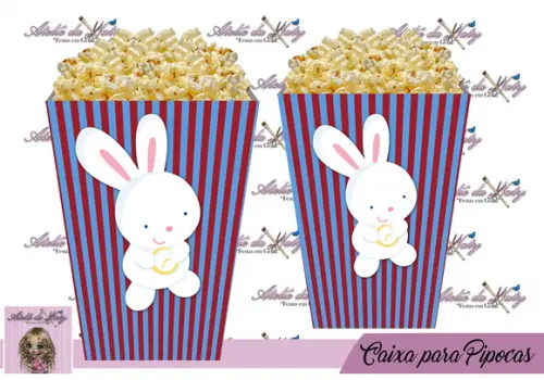Caixinha Para Pipocas - Alice