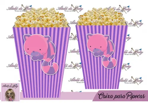 Caixinha Para Pipocas - Alice